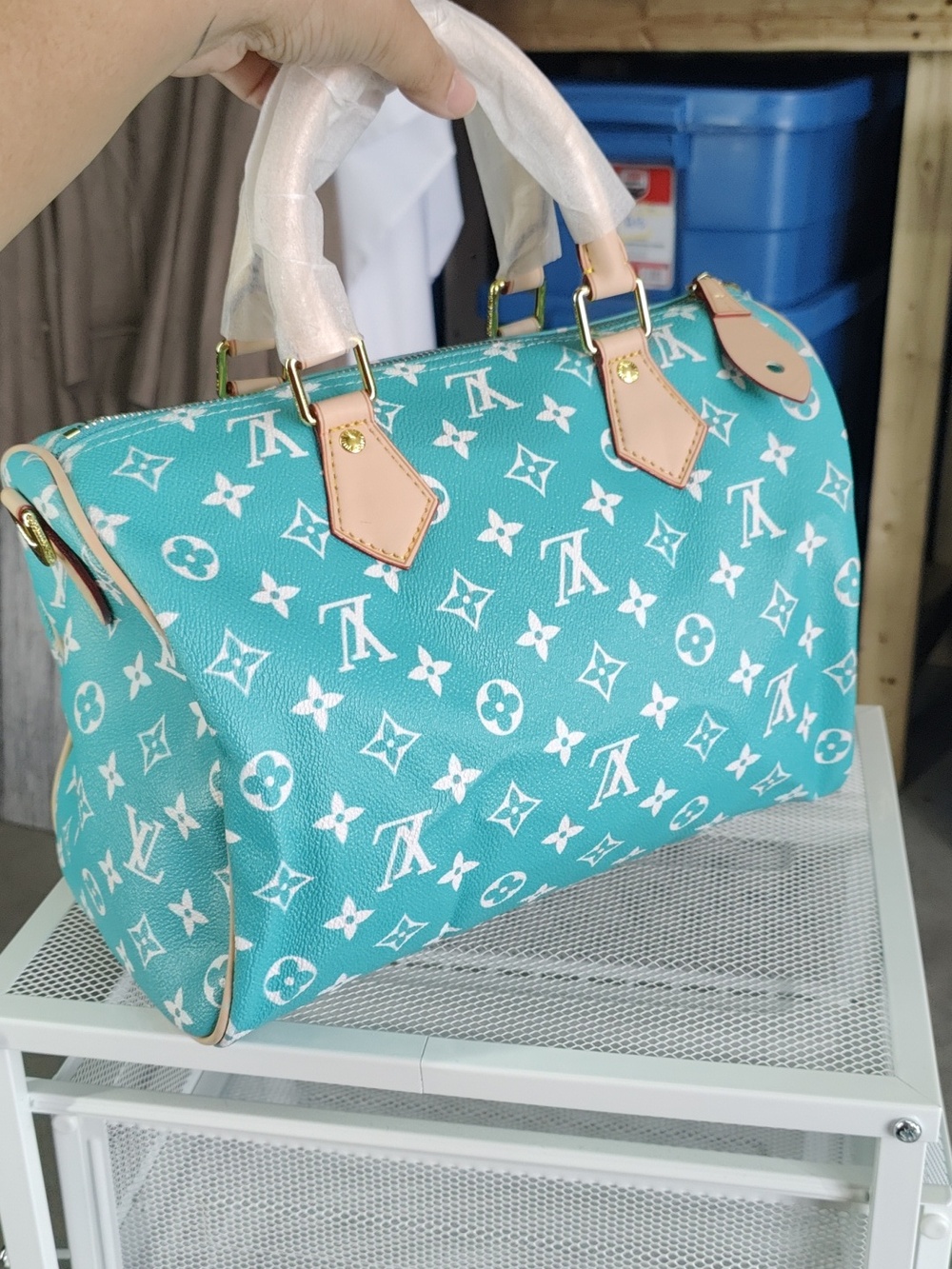 Turquoise Blue Handbag - Picture 4 of 11